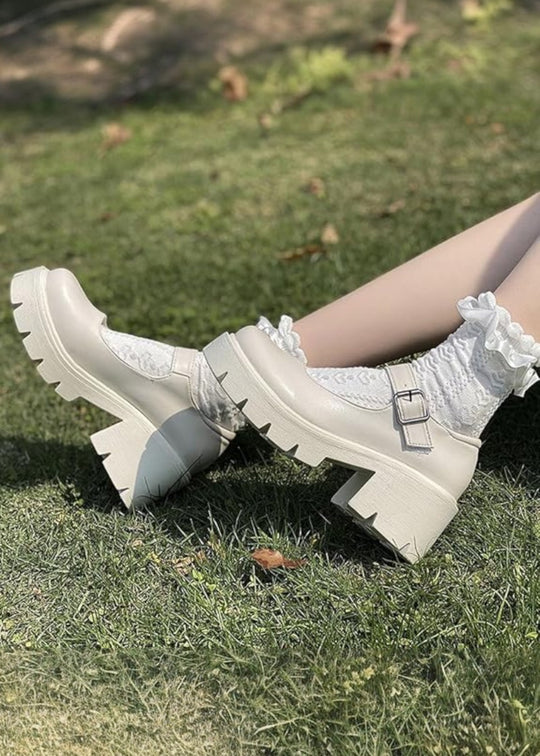 ボニー - オックスフォード ブラック パテントレザー パンプス ブーツ